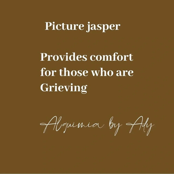 COPY - Maximalist donut Picture jasper medallion sterling silver short dainty n… - Picture 4 of 4